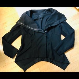 Simply Vera black asymmetrical jacket